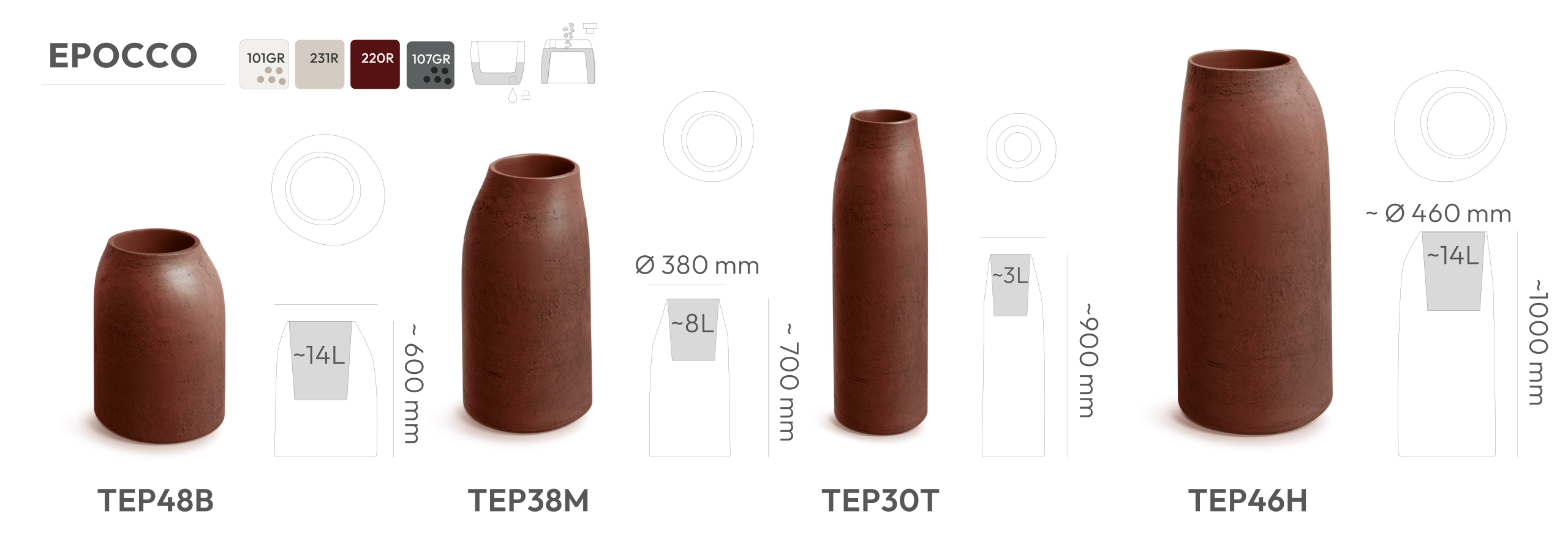 Кашпо EPOCCO bold