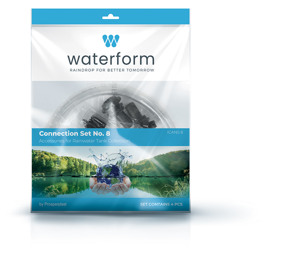 Комплект для підключення резервуара для дощової води Icanset 8